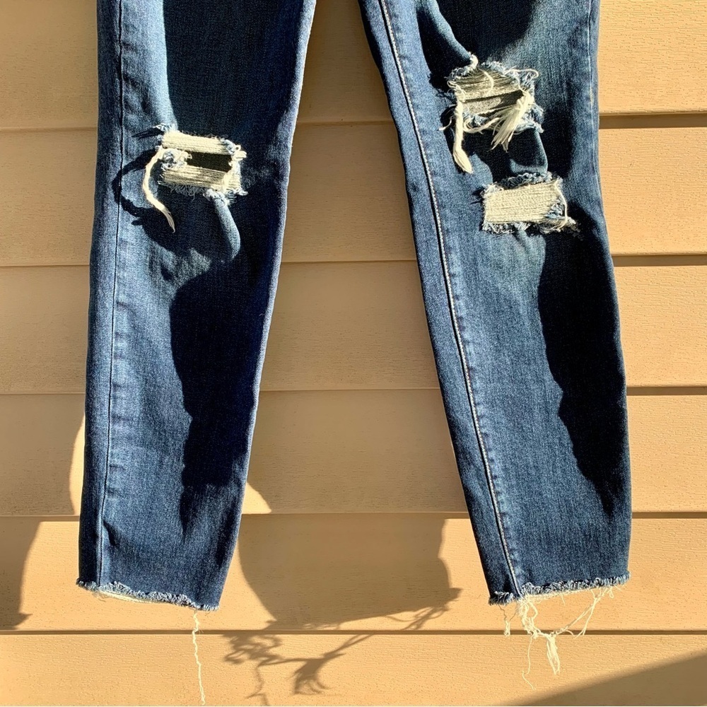 Old Navy High-rise O.G. straight secret-smooth pockets jeans size 0 EUC - Picture 5 of 7